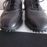 Nike Golf Shoes Black Heritage Cleat Spikes Leather S9.5 Image 5