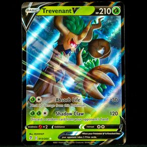 Trevenant V 013/203 Ultra Double Holo Rare Evolving Skies Pokemon Card