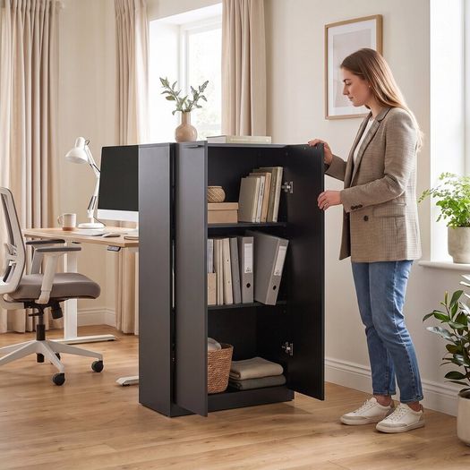 Wooden Filing Cabinet 3Tier