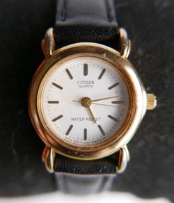 Ladies Watch Citizen Quartz with Leather Strap and Shield, Works