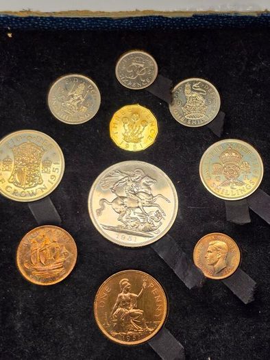 United Kingdom 1951 Proof Set in Original Holder