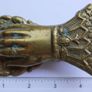 Vintage Brass Hand Paper Clip , Victorian Lady Hand Desk Clip Image 7