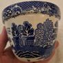 Antique blue and white willow pattern Image 2
