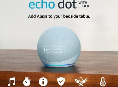 Alexa dot with clock, 5th generation