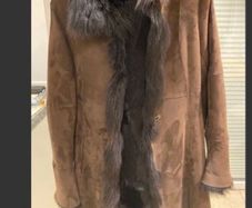 Andrew Mark Luxurious Sherling Lamb suede Coat