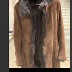 Andrew Mark Luxurious Sherling Lamb suede Coat