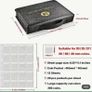 Coin Collection Holder For Collectors, 260 Pockets Coins Collecting Album With Zipper And Handle. Coin Display Storage Case For Money Currency Collection  (Box/folder Only) no coin slots transparent , u have to get them separatly Image 7