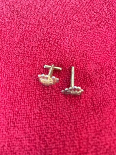 silver cufflinks