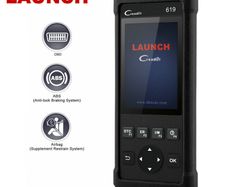 LAUNCH Car Automotive OBDII OBD2 Scanner ABS Airbag SRS Diagnostic Tool Reset Scanner Car Code Reader