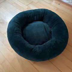 Small Dog Bed Velvet Green