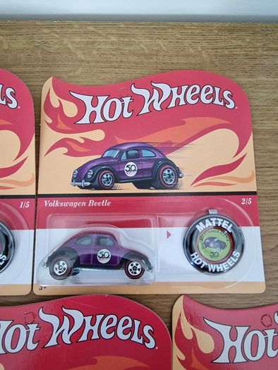 Hot Wheels 50th Anniversary set of 5, new.