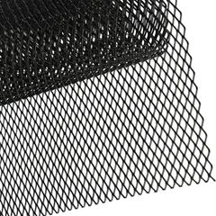 Car Grill Mesh 100 x 33cm, Universal Black Aluminium Alloy Mesh Durable Honeycomb Grille Mesh for Radiator Grilles Bumper Vehicle Openings Body & Hood Vents