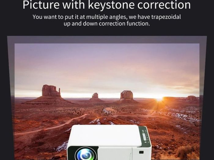 Mini Portable Projector Full Hd Led Mobile Video Support Wifi