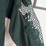 Postage Included ZARA BRAND NEW green maxi dress with embroidered sleeveless size M Image 7
