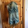 Large Green Pashmina Cashmere and Silk Shawl Scarf 70"x27"including postage Image 10