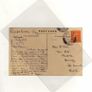 Cyfarllwyd Glen Devi's Bridge , Wales - Old Postcard - Date Stamped 18 August 1945 Image 2