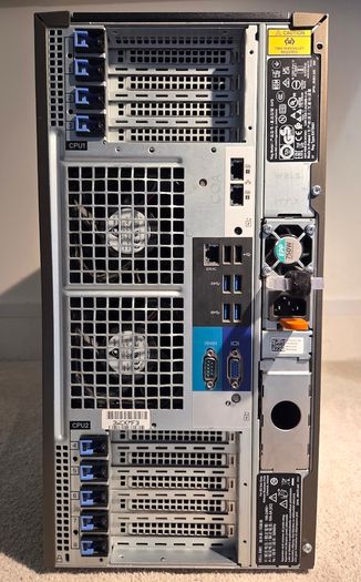 Dell PowerEdge T640 Tower Server | Xeon Silver 4210R 10-Core 48GB | 2xSAS 2xSSD