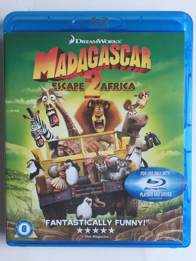 Madagascar 2: Escape 2 Africa (Dreamworks) [2008] [Blu-ray Animated Movie]