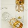 Hollywood Regency Murano 24K Gilded Highball Glasses Set Image 5