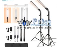 45111 2x 188 Led Photo Studio Dimmable Fill Light