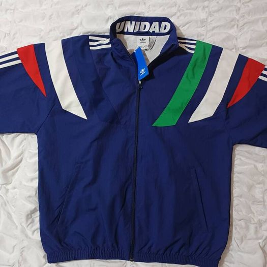 Adidas Originals Mens Balanta 96 Track Top Jacket - Medium - Dark Blue - Trefoil