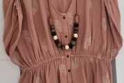 SLOWLOVE blush boho top Sz L (Fit 10-12UK) - 89 (New)