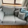 2 Blue Sofas Image 2