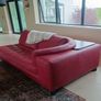 Natuzzi red leather corner sofa or can be separate as shown Image 3