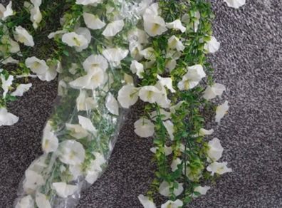 4 Trailing Artificial Flowers