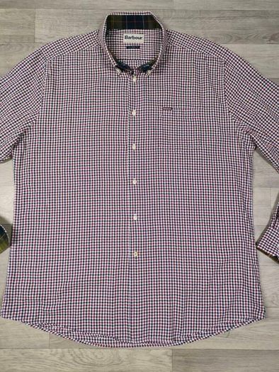 Barbour Button Down Check Oxford Shirt Mens XXL