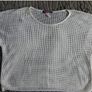White Hollow Top Size 10 Image 4