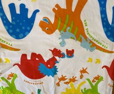 Dino Curtains 66x72 inches 168x183 cm