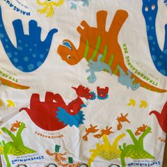 Dino Curtains 66x72 inches 168x183 cm