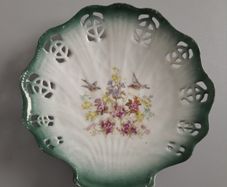 Antique Porcelain Shell Dish