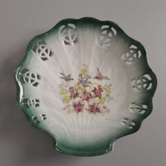 Antique Porcelain Shell Dish