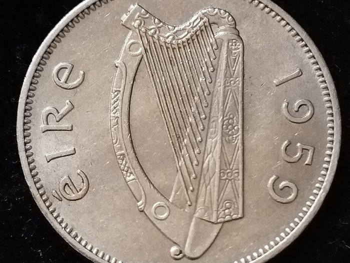 Ireland - 1959 - 6 Pence - Wolfhound - KM.13a - [400]