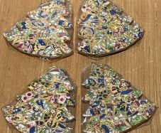Beautiful Handcrafted China Mosaic Christmas Decorations