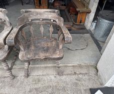 Antique Wooden Chair x 2