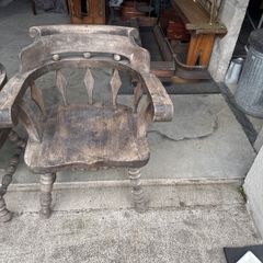 Antique Wooden Chair x 2