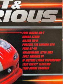 HotWheels Fast & Furious 10 Car Pack