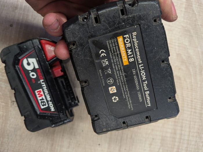 Milwaukee 5ah battery plus free one