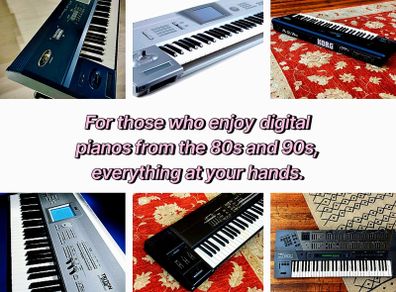 For those who like digital pianos from the 80s 90s and 2000.