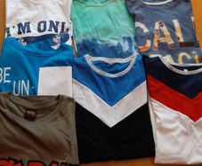 age 12-14 tshirt bundle. 7 tshirts