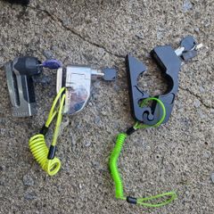 Motorcycle Disc lock and brake lever lock