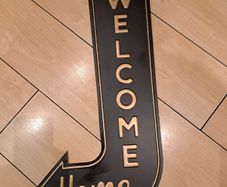 Welcome Home sign