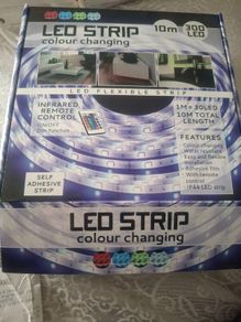 10m LED Colour Changing Lights with remote control