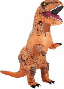 Inflatable Dinosaur Costume for Adult Blow up T-rex Costume Funny Halloween Party Costume Jurassic Dinosaur Cospaly Fancy Dress