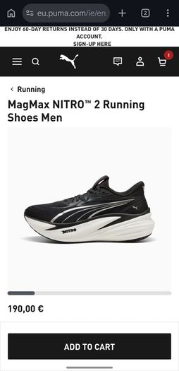 Puma mag max 2 running shoe