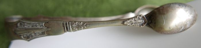 Vintage Silver Plated Ice Tongs