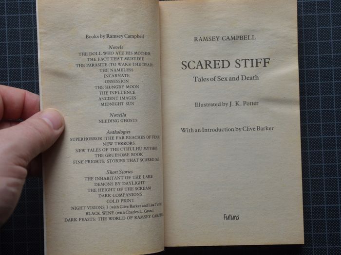 Ramsey Campbell, 'Scared Stiff' and 'The Nameless'